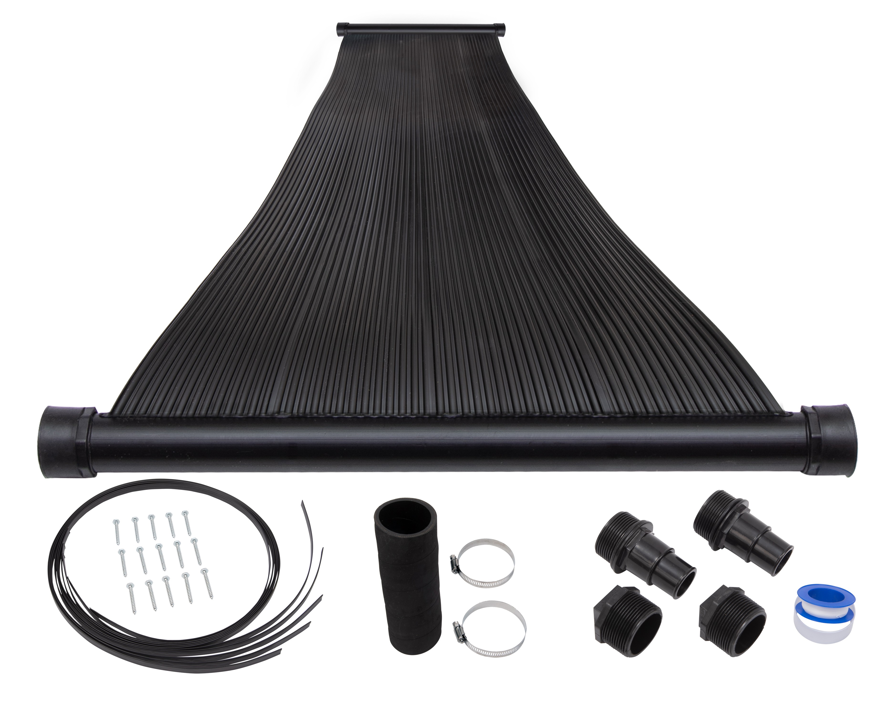 1-2'X10' SunQuest Solar Swimming Pool Heater w/ Add-on & Roof/Rack Mounting Kit