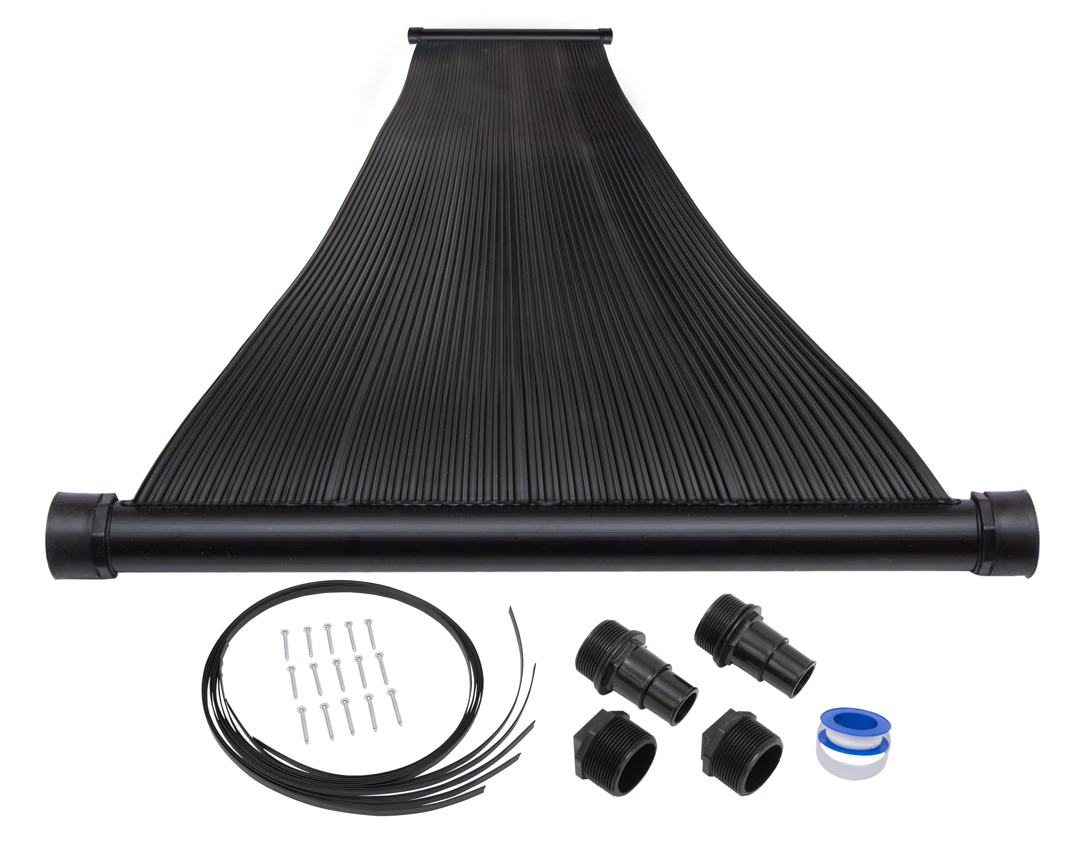 1-2'X10' SunQuest Solar Swimming Pool Heater with Roof/Rack Mounting Kit