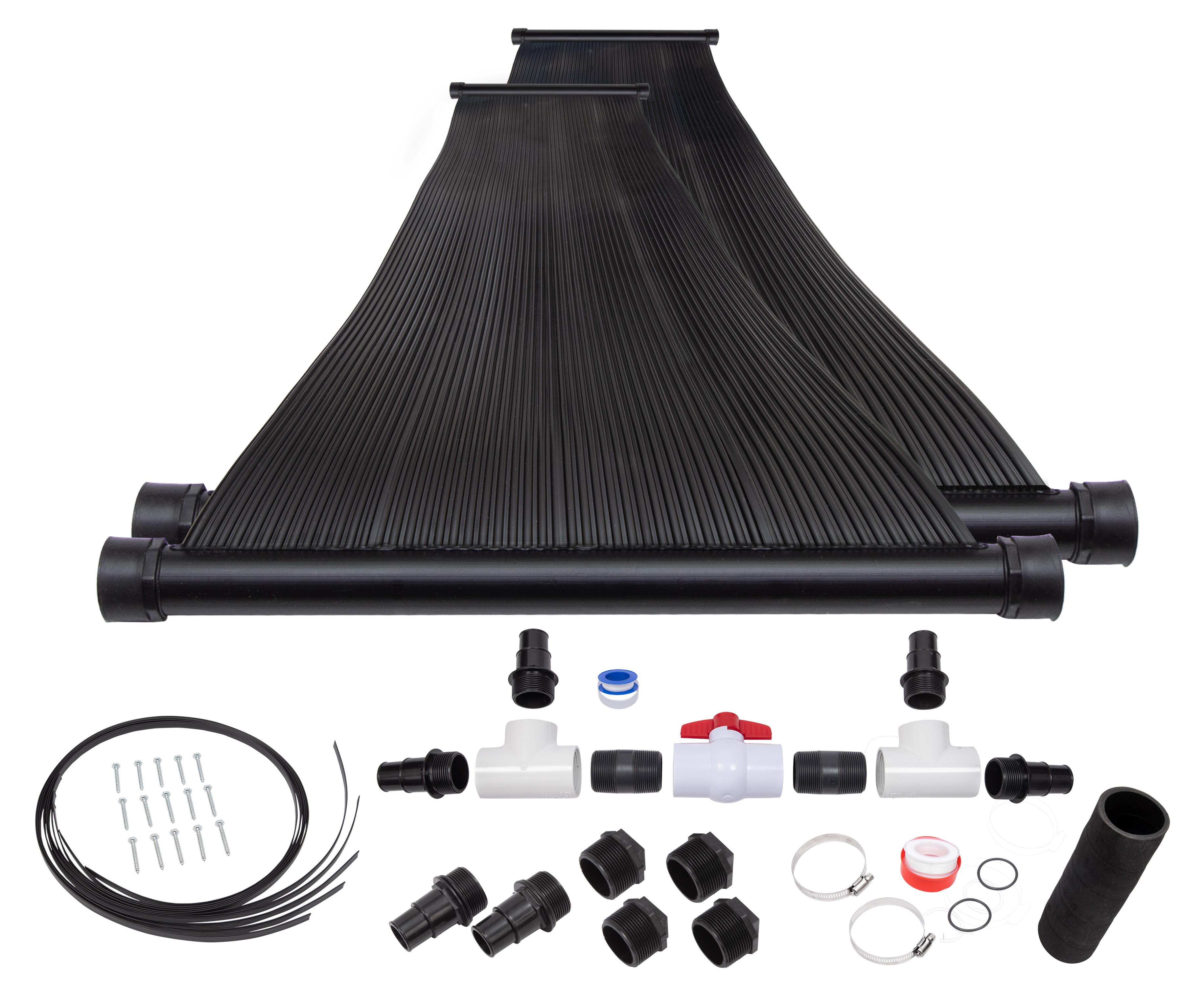 2-2'X10' SunQuest Solar Pool Heater with Diverter and Roof/Rack Mounting Kit