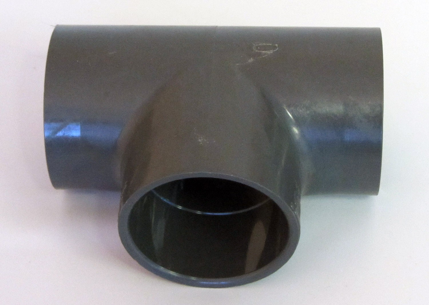 T elbow 1.5" Gray - PVC