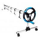 In-Ground Pool Solar Cover Aluminum Reel with Telescopic Tube and Wheels - 15ft
