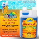 TROPICAL FISH LIQUID SOLAR BLANKET - Liquid Heat - Solar Pool Cover in a Bottle -Reduce Evaporation, Conserve Heat- 1L(33.8oz)