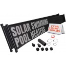 SunQuest Solar Swimming Pool Heaters - (2' x 20', 2 Count + Couplers) - Solar Hot Water Heater Panels w/Max-Flow Design - Pool Heaters for Above Ground Pools & Inground Pools, Pool Accessories